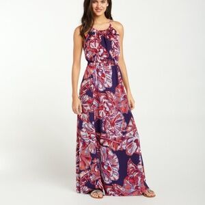 GUC Tommy Bahama Brushstroke Blooms Maxi Dress - Size L